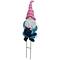 21.25" Blue Gardening Gnome Spring Yard Sign Garden Stake